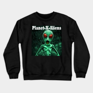 Alien CyberPunk Planet X Crewneck Sweatshirt